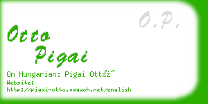 otto pigai business card